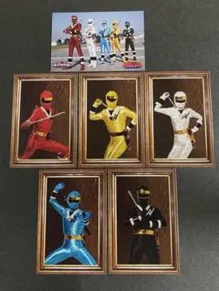 全スーパー戦隊展　忍者戦隊カクレンジャー　ビジュアルカード　ポストカードのサムネイル