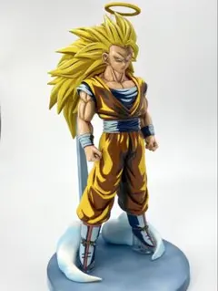 ドラゴンボール フィギュア リペイント 超サイヤ人 3 孫悟空 二次元彩色