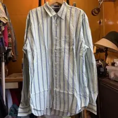 アメリカ古着 TOMMY HILFIGER Trim Fit 長袖シャツ M