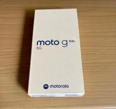 motorola moto g 64y 5G 本体 シルバーブルー