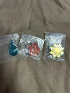 ポケモン　ジムバッジ ガチャガチャ　カントー　3個セット