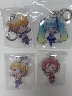 初音ミク・鏡音リン・レン・MEIKO アクリルキーホルダーセット