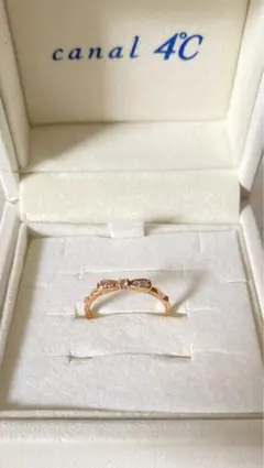 canal4°C k10ピンクゴールドリング 2号