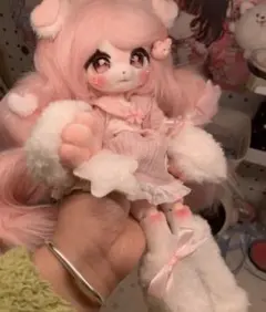 オ*ク様 オリジナルドール 自作ぬいぐるみ ハンドメイド サブカル y2k オ*ク様 オリジナルドール 自作ぬいぐるみ ハンドメイド サブカル y2k