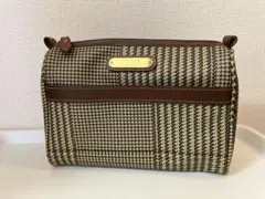 POLO チェック柄 ハンドバッグ