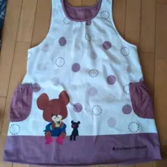 くまの学校　保育士エプロン