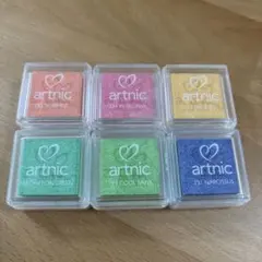 【artnicスタンプセット】6色セット　結婚式