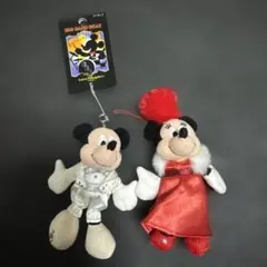 ディズニー　BBB ミキミニ　ぬいぐるみ　ストラップ