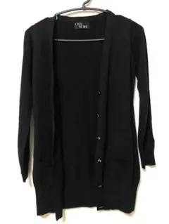 セシルマクビー　シンプルカーディガン　黒