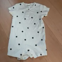 H&M ドット柄ロンパース 70cm