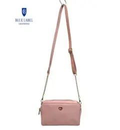 ○★新品未使用　ブルーレーベル・クレストブリッジ　ショルダーバッグ　ピンク