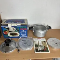 RIKEN 家庭用アルミ圧力鍋 RE-600 6.0L（1升用）大容量 - メルカリ