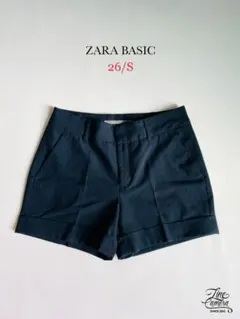 【ZARA BASIC】ザラベーシック レディース ショートパンツ 黒 S/26