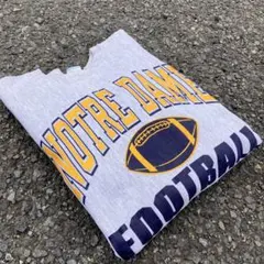 美品90s Championノートルダム リバースウィーブ刺繍タグUSA製L