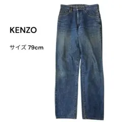 KENZO ケンゾー（79）デニム　ジーンズ 北斎 大波メタルパッチ 90sのサムネイル