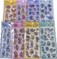 ディズニー ウォーターシール 8点セット ぷっくりシール まとめ売り