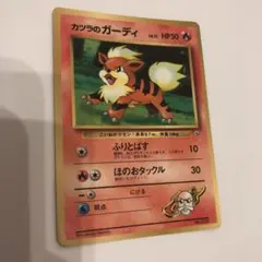 ポケモンカード 旧裏 カツラのガーディ マークなし