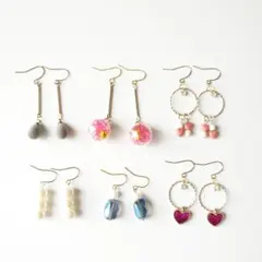 ピアス　6点セット　バラエティセット②