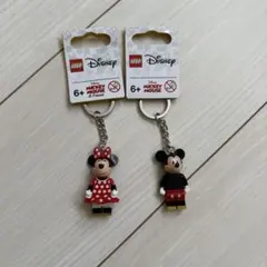 LEGO キーホルダー　ディズニー　ミッキー　ミニー　ディズニーランド　レゴ