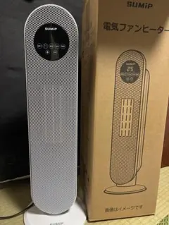 Francfranc セラミックファンヒーター タワー型 LEDスイング 暖房