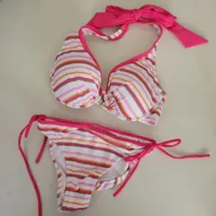 ボーダー柄 セパレート水着 9号