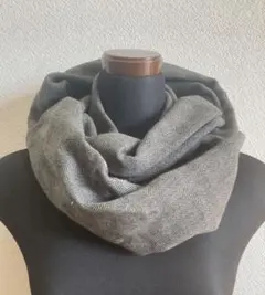 スヌード　ストール　ネックウォーマー　ヘリンボーン　ハンドメイド　防寒