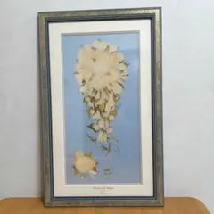 押し花アート フレーム付き　 縦65cm　横40cm