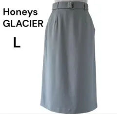 【美品】Honeys GLACIER タイトスカート Lサイズ ベルト付きのサムネイル