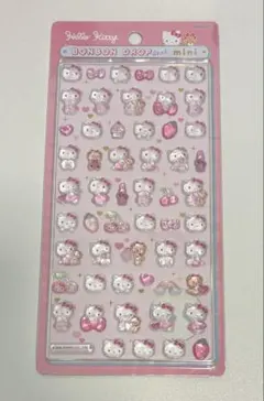 正規品　ボンボンドロップシールミニ　キティ　ピンク　サンリオ