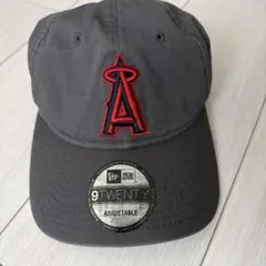 【NEW ERA】9TWENTY グレー キャップ　少し使用感あり