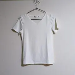 Mew's Refined Clothes Vネック半袖Tシャツ ホワイトのサムネイル