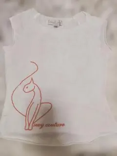 baby phat 】ベージュ Vネック ノースリーブ - メルカリ