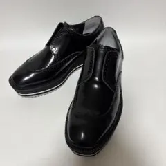 UNITED ARROWS ウィングチップ 厚底 ローファー ブラック 36のサムネイル