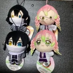 鬼滅の刃　ぬいぷりけmini3 ぴゅあぬい3 伊黒小芭内　甘露寺蜜璃