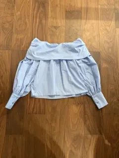 袖2Wayオフショルダーブラウスのサムネイル