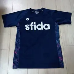 sfida ネイビー シャツ 140サイズ 美品