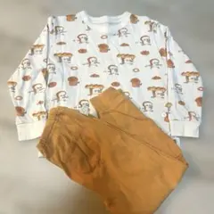 ユニクロ パンどろぼう 長袖 パジャマセット 110cm