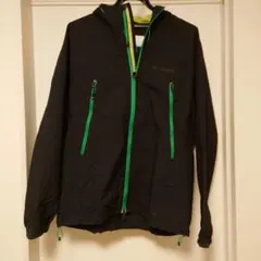 Columbia マウンテンパーカー ブラック/グリーン