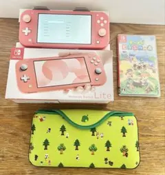 Nintendo Switch Lite 本体 + ケース + あつ森ソフト