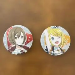 VOCALOID MEIKO 20th 楽天コレクション 缶バッジ グリッター 鏡音レン 缶バッジ 楽天コレクション グリッター ノーマル MEIKO 20th
