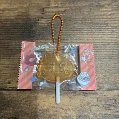 シーサー ちいかわ　キーホルダー　キャンディチャーム　オレンジ