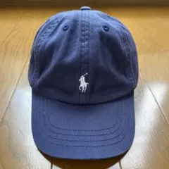 ポロ　ラルフローレン　ネイビー　キャップ　帽子　キッズ