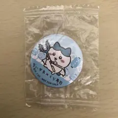 ちいかわ×くら寿司　缶バッジ　ハチワレ