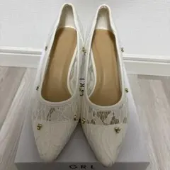 GRL アイボリーパンプス 22.5cm