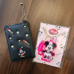 ミニーパスケース バックチャームおまけ付き
