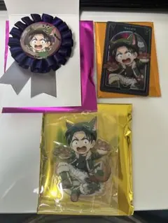 鬼滅の刃　ハロウィン　アクリルスタンド　コサージュ風バッジ　カード　村田