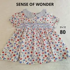SENSE OF WONDER スモッキング　半袖チュニック80　日本製のサムネイル