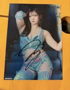 女子プロレス スターダム 直筆サイン入りポートレート 天咲光由 最新版