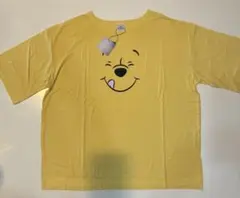 Disney 100 プーさん 半袖Tシャツ イエロー
