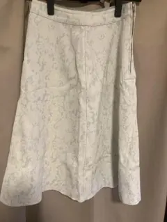 花柄リバーシブルAラインスカート